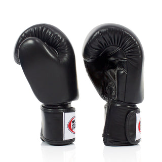 Thai boxing gloves Fairtex BGV19 Deluxe Black 