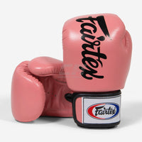 Thai boxing gloves Fairtex BGV19 Deluxe Pink-Combat Arena