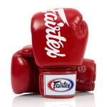 Thai boxing gloves Fairtex BGV19 Deluxe Red 