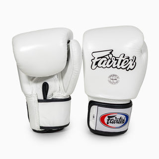 Thai boxing gloves Fairtex BGV1 White 
