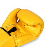 Thai boxing gloves Fairtex BGV1 Yellow 