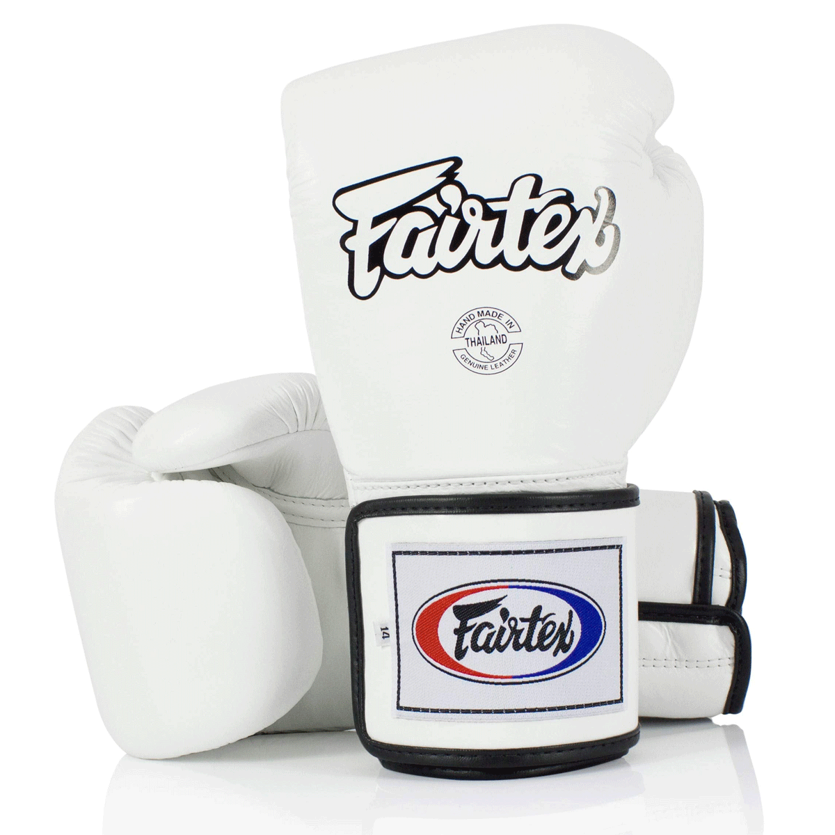 Thai boxing gloves Fairtex BGV5 Super Sparring White 