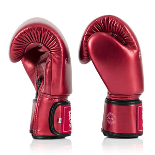 Thai boxing gloves Fairtex Metallic BGV22 Red 