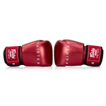 Thai boxing gloves Fairtex Metallic BGV22 Red 