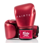 Thai boxing gloves Fairtex Metallic BGV22 Red 