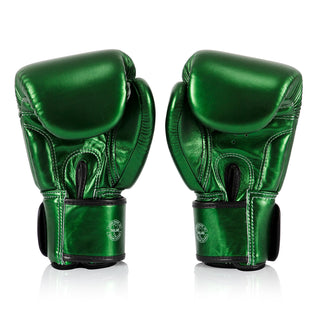 Thai boxing gloves Fairtex Metallic BGV22 Green 