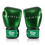 Thai boxing gloves Fairtex Metallic BGV22 Green 