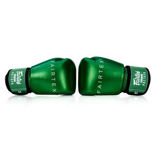 Thai boxing gloves Fairtex Metallic BGV22 Green 