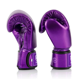 Thai boxing gloves Fairtex Metallic BGV22 Purple 