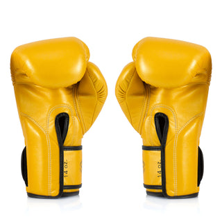 Thai boxing gloves Fairtex Super Sparring BGV18 Gold 