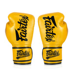 Thai boxing gloves Fairtex Super Sparring BGV18 Gold 