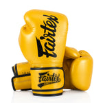 Thai boxing gloves Fairtex Super Sparring BGV18 Gold 