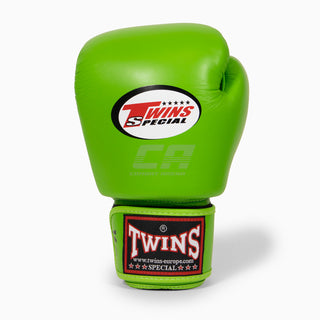 Thai boxing gloves Twins Special BGVL3 Lime