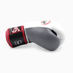 Thai boxing gloves Twins Special BGVL3 Black-white-gray 