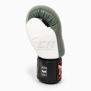 Thai boxing gloves Twins Special BGVL4 Black-green-white