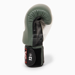 Thai boxing gloves Twins Special BGVL4 Black-green-white
