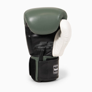 Thai boxing gloves Twins Special BGVL4 Black-green-white