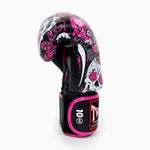 Thai boxing gloves Twins Special FBGVL 3 Skull Pink 