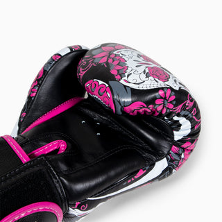 Thai boxing gloves Twins Special FBGVL 3 Skull Pink 