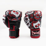 Thai boxing gloves Twins Special FBGVL 3 Skull Red 