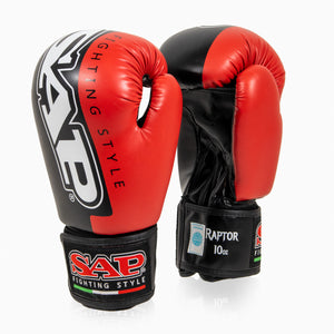 Boxing gloves Raptor SAP WAKO 10 Oz Black-red 