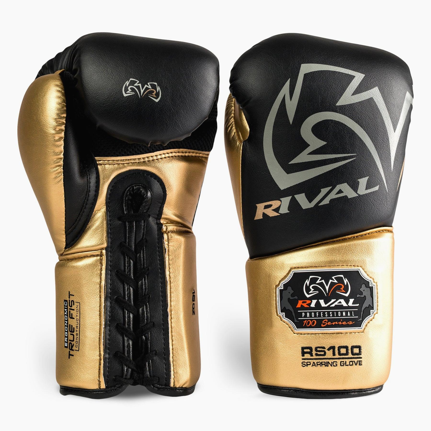 Boxing gloves Rival Professional Sparring RS100 with laces