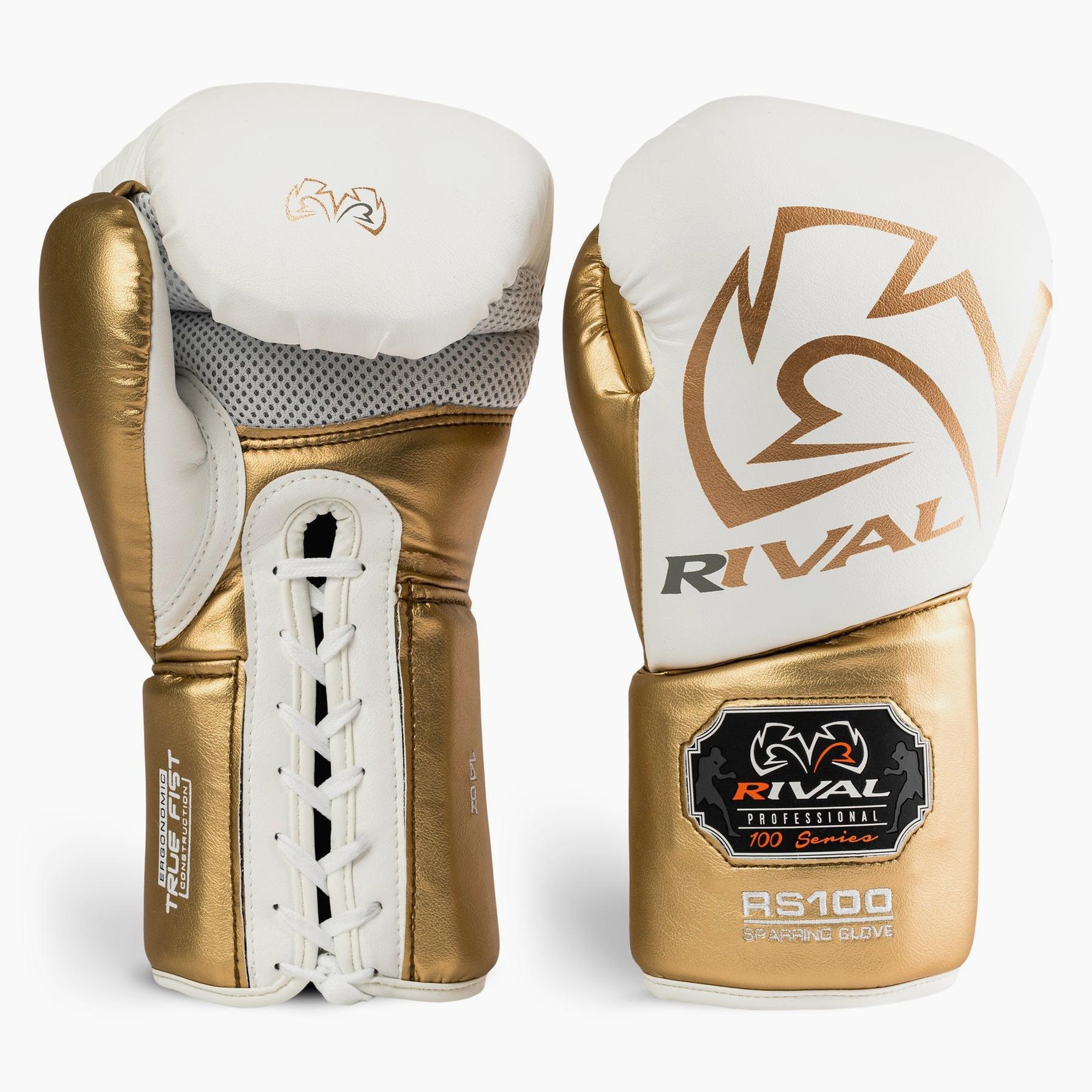 Boxing gloves Rival Professional Sparring RS100 with laces