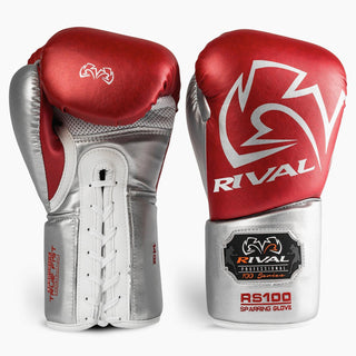 Boxing gloves Rival Professional Sparring RS100 with laces 