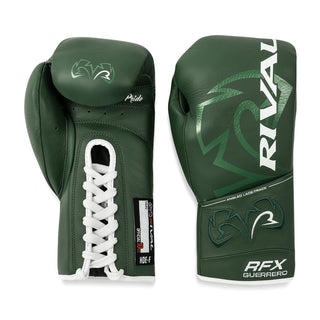 Boxing gloves Rival RFX Guerrero Pro Fight HDE-F Green 