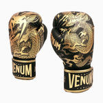 Boxing gloves Venum Dragon's Flight Black-bronze 