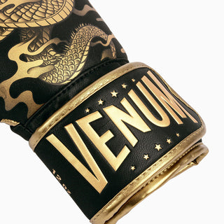 Boxing gloves Venum Dragon's Flight Black-bronze 