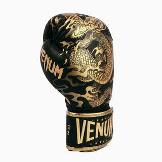 Boxing gloves Venum Dragon's Flight Black-bronze 