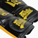 Thai boxing gloves Fairtex Super Sparring BGV18 Black-gold 