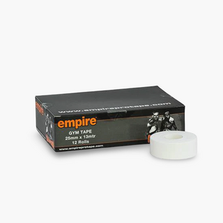 White tape Empire Gym Tape 2.5 cm x 13 m - Box of 12 pcs 