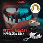 Mouthguard Opro Instant Custom-Fit Jaws Black 