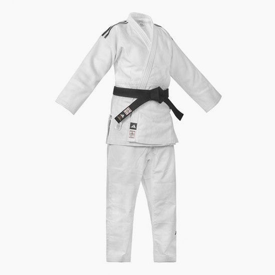 White judogi Adidas J730 Champion III IJF Slimfit – Combat Arena