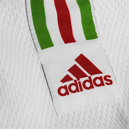 Judogi Adidas J500 with Italy stripes