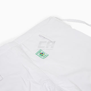 White judogi Adidas J730 Champion III IJF without stripes 