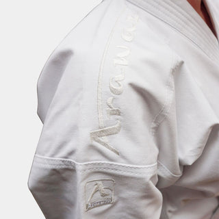 Karategi Arawaza Kata Deluxe Evo WKF white embroidery