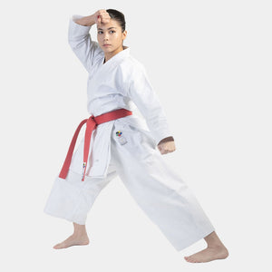 Karategi Arawaza Kata Deluxe Evo WKF white embroidery-Combat Arena