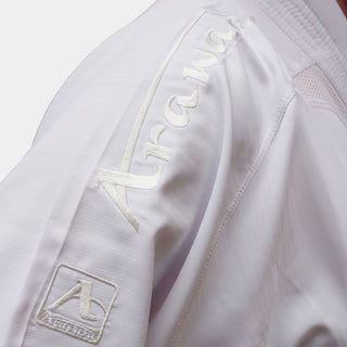 Karategi Arawaza Kumite Deluxe Evo WKF white embroidery-Combat Arena