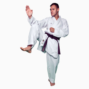 Karategi Arawaza Kumite Deluxe Evo WKF white embroidery-Combat Arena