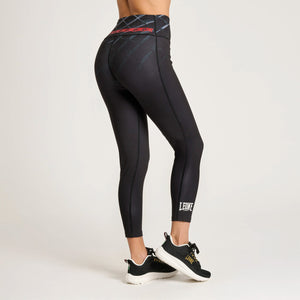 Leggings Women Leone MMA Cage AB978 Dark grey-Combat Arena