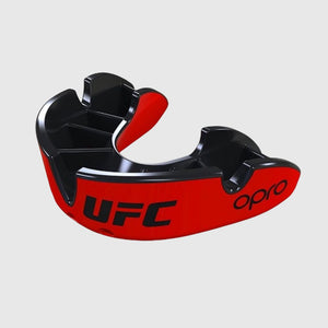 Mouthguard baby Opro X UFC Silver Red-black