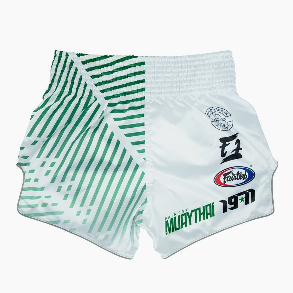 Kick-thai shorts Fairtex BS1923 White Racer – Combat Arena