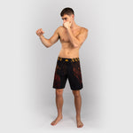 MMA shorts Venum Quetzal Fury Black-red 