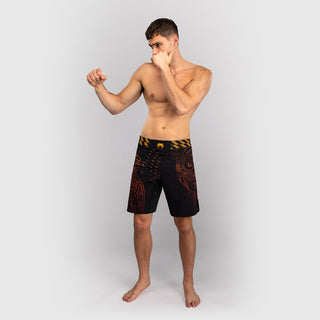 MMA shorts Venum Quetzal Fury Black-red 