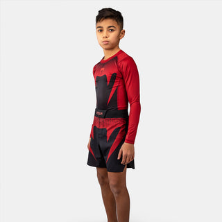 Pantaloncini bambino MMA Venum Attack Nero-rosso-Combat Arena