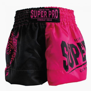 Pantaloncini bambino kick-thai Super Pro Leopard