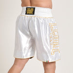 Pantaloncini boxe Leone DNA Premium AB233 Bianco-Combat Arena